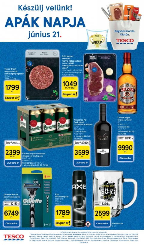 TESCO Hipermarket akciós újság
