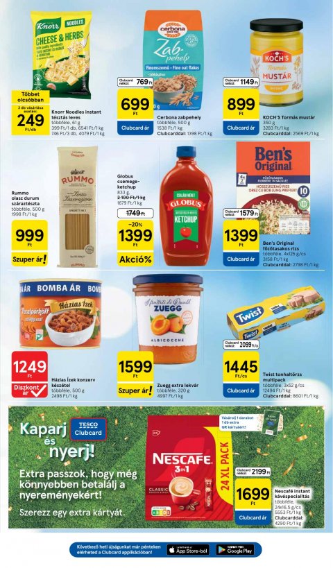 TESCO Hipermarket akciós újság