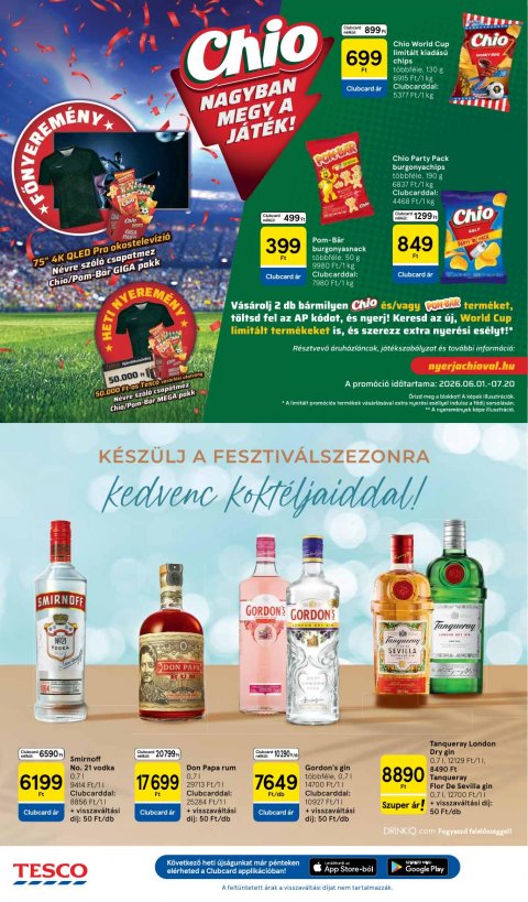 TESCO Hipermarket akciós újság