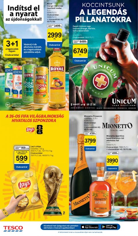 TESCO Hipermarket akciós újság