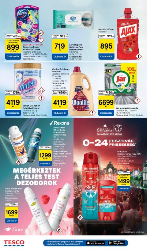 TESCO Hipermarket akciós újság