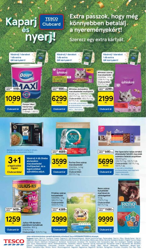 TESCO Hipermarket akciós újság