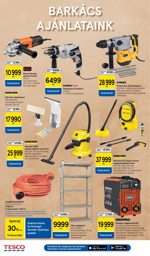 TESCO Hipermarket akciós újság