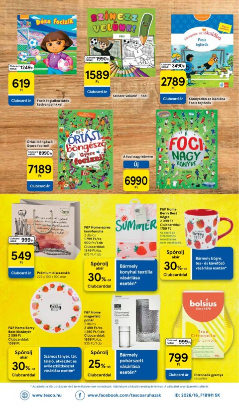 TESCO Hipermarket akciós újság