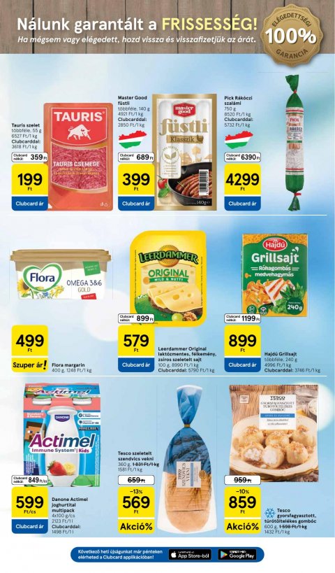 TESCO Szupermarket akciós újság
