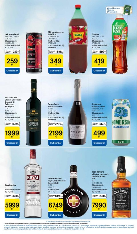 TESCO Szupermarket akciós újság