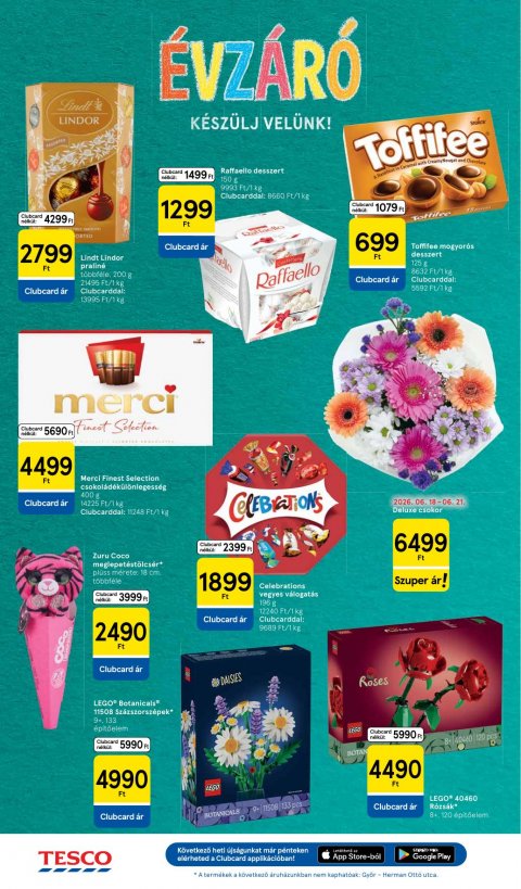 TESCO Szupermarket akciós újság
