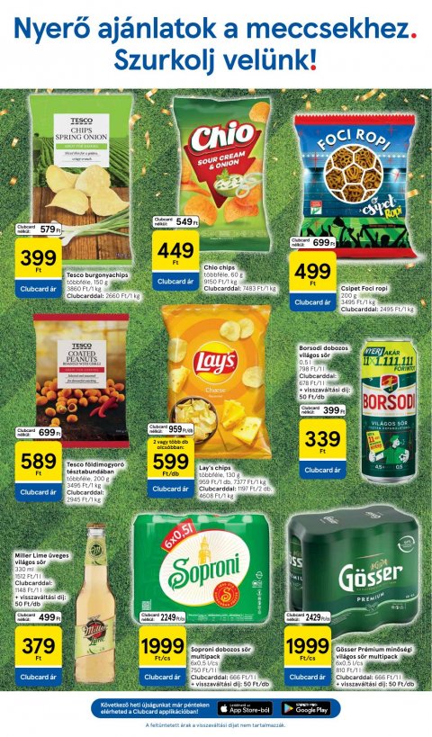 TESCO Szupermarket akciós újság