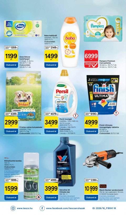 TESCO Szupermarket akciós újság