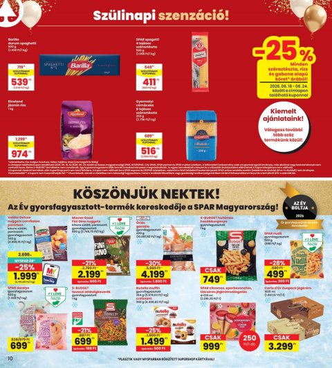 INTERSPAR akciós újság