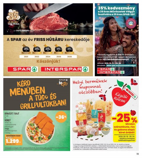 INTERSPAR akciós újság
