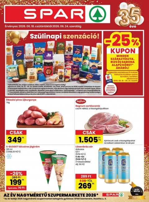 SPAR akciós újság od 18. 6. 2026 do 24. 6. 2026