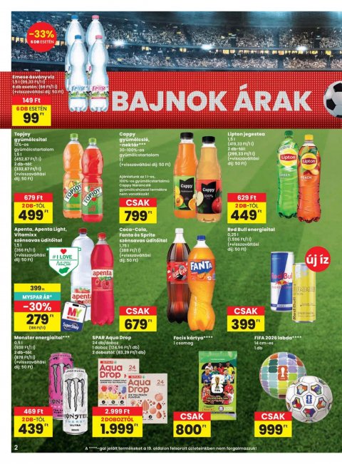 SPAR akciós újság
