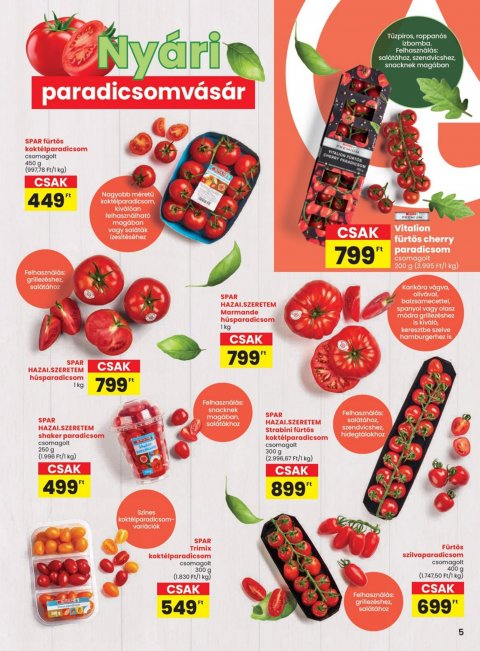 SPAR akciós újság