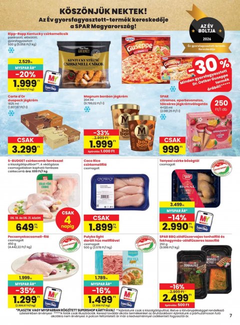 SPAR akciós újság