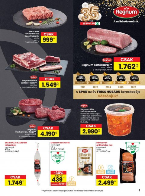 SPAR akciós újság