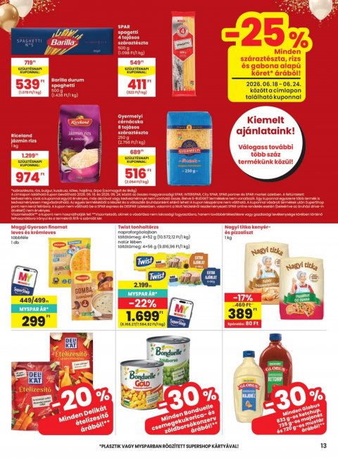 SPAR akciós újság