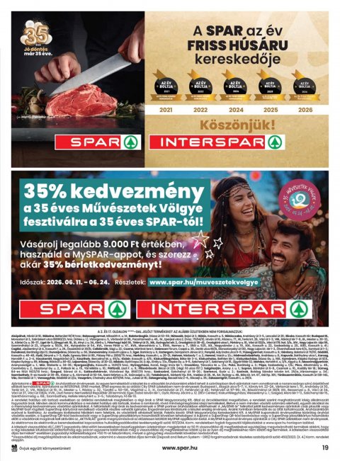 SPAR akciós újság