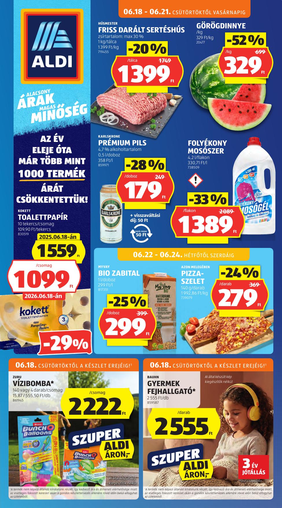 ALDI akciós újság od 18. 6. 2026 do 24. 6. 2026