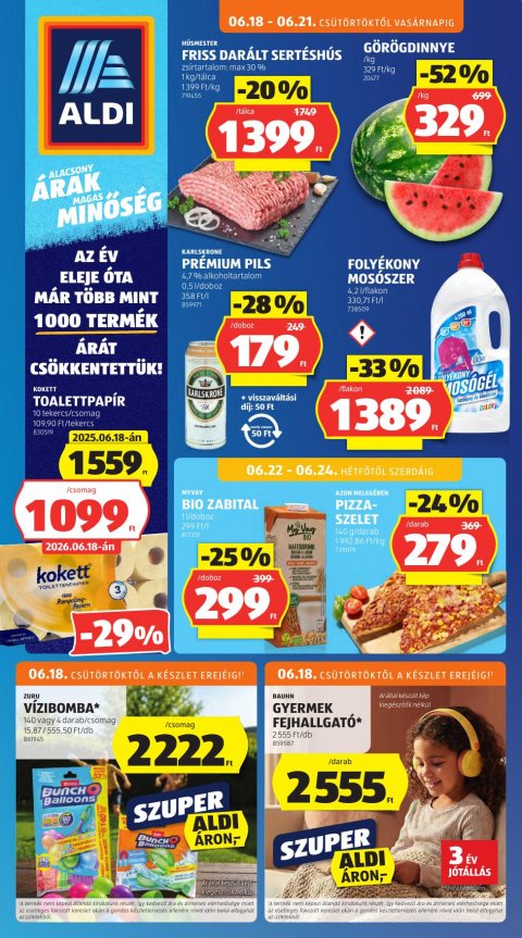 ALDI akciós újság od 18. 6. 2026 do 24. 6. 2026