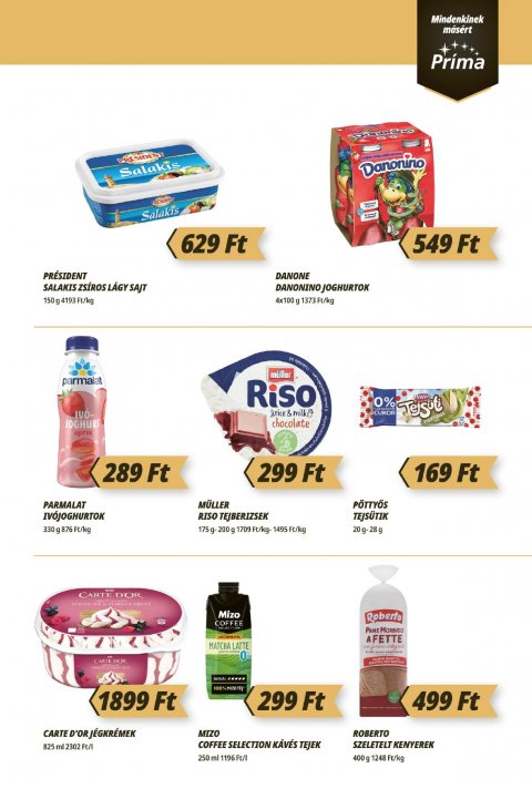 CBA Príma akciós újság