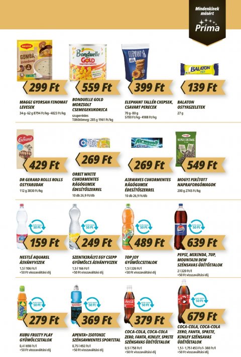 CBA Príma akciós újság