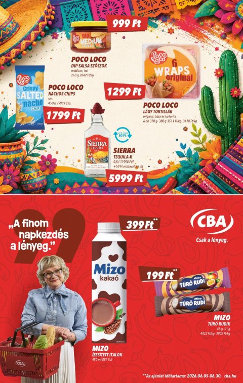 CBA akciós újság