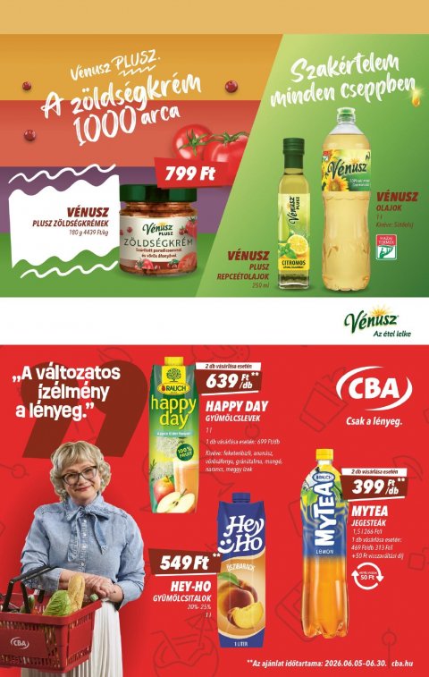 CBA akciós újság