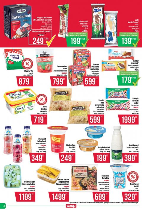 COOP Tisza akciós újság