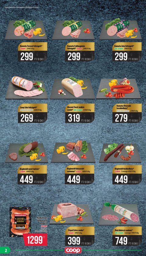 COOP Nyírzem akciós újság