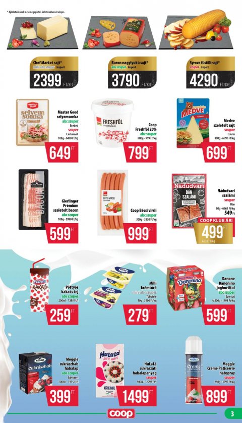 COOP Nyírzem akciós újság