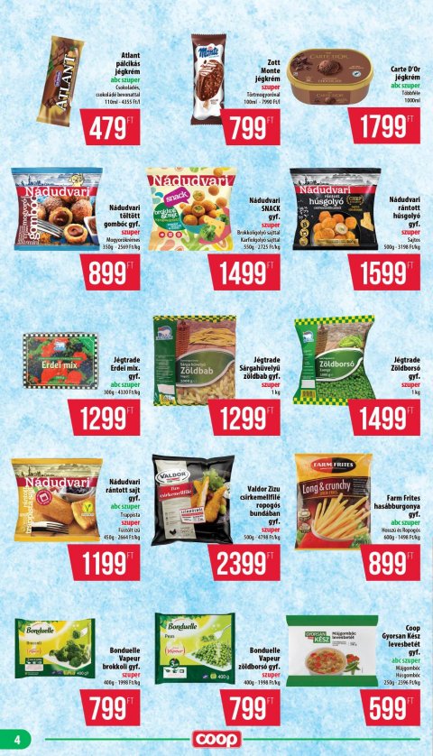 COOP Nyírzem akciós újság