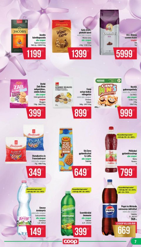 COOP Nyírzem akciós újság
