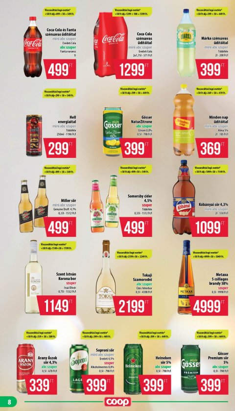 COOP Nyírzem akciós újság