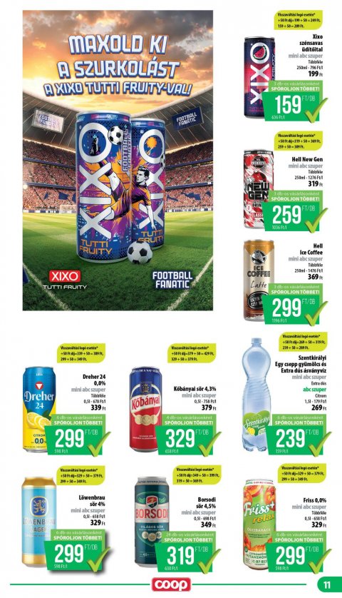 COOP Nyírzem akciós újság