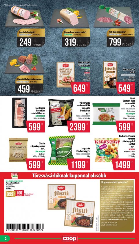 COOP Mecsek akciós újság