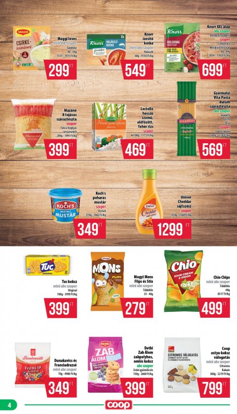 COOP Mecsek akciós újság