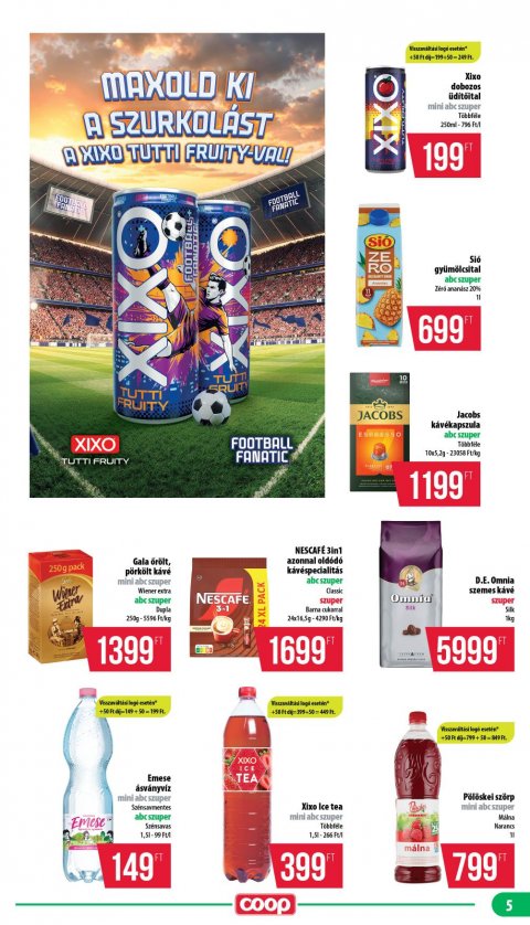 COOP Mecsek akciós újság