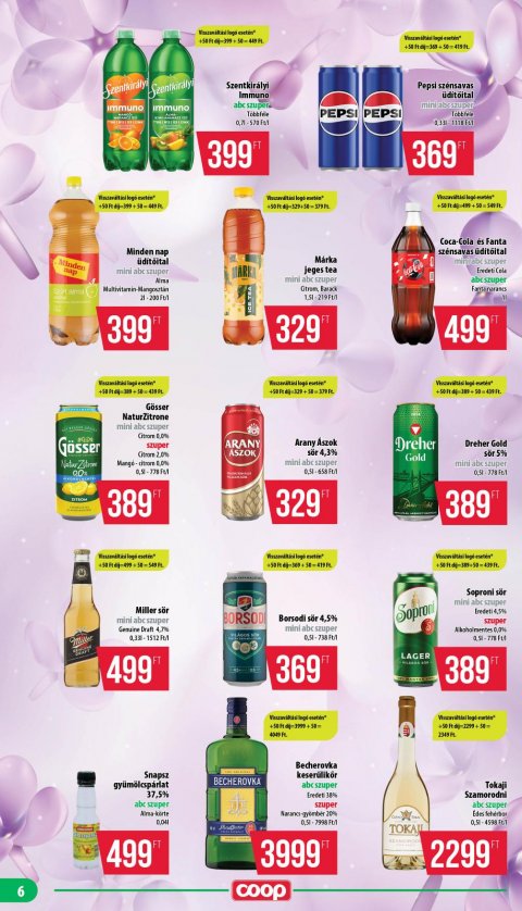 COOP Mecsek akciós újság
