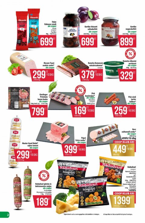COOP Észak-Kelet akciós újság