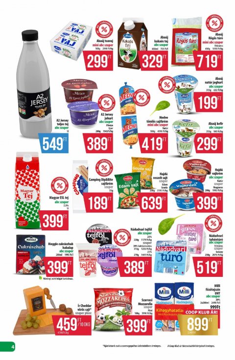 COOP Észak-Kelet akciós újság