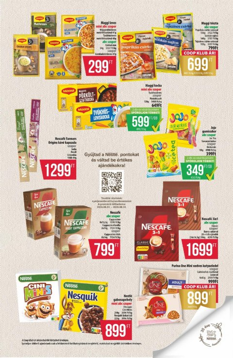 COOP Észak-Kelet akciós újság