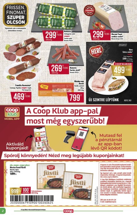 COOP Alföld akciós újság