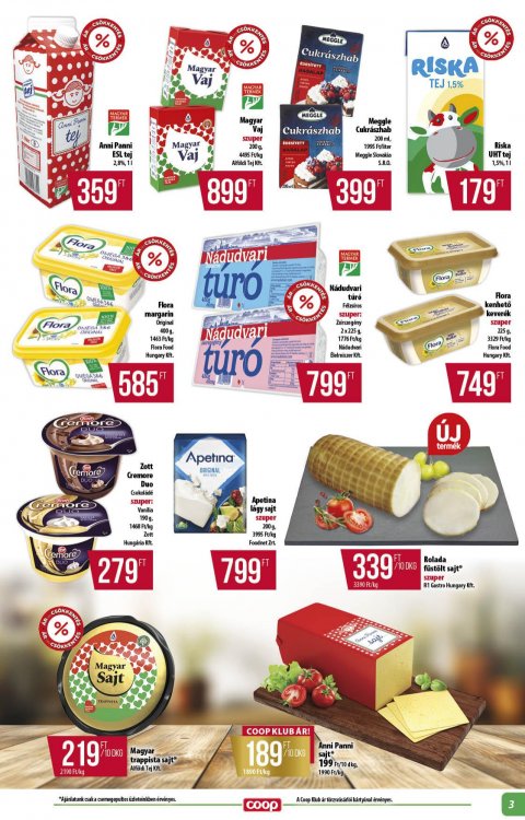 COOP Alföld akciós újság