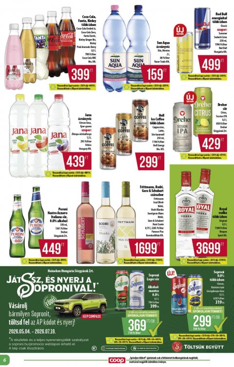 COOP Alföld akciós újság