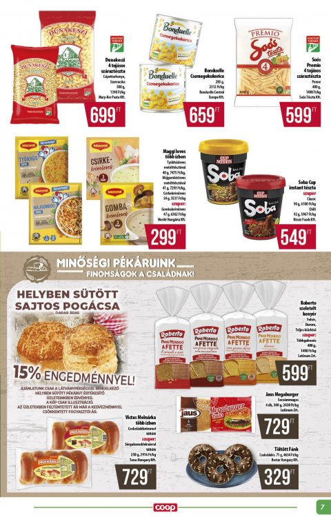 COOP Alföld akciós újság