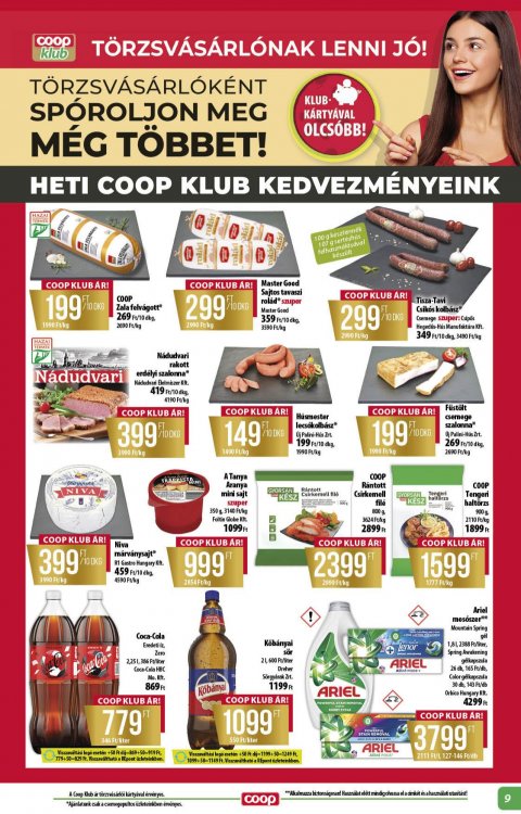 COOP Alföld akciós újság