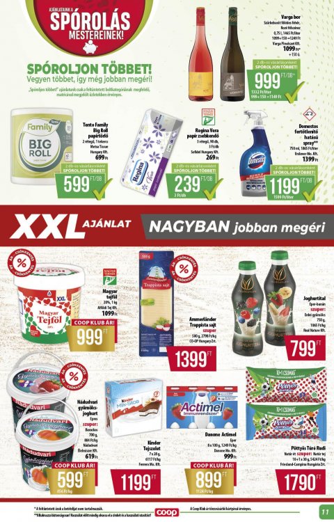 COOP Alföld akciós újság