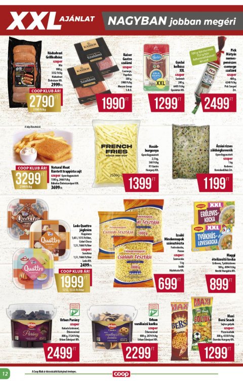 COOP Alföld akciós újság