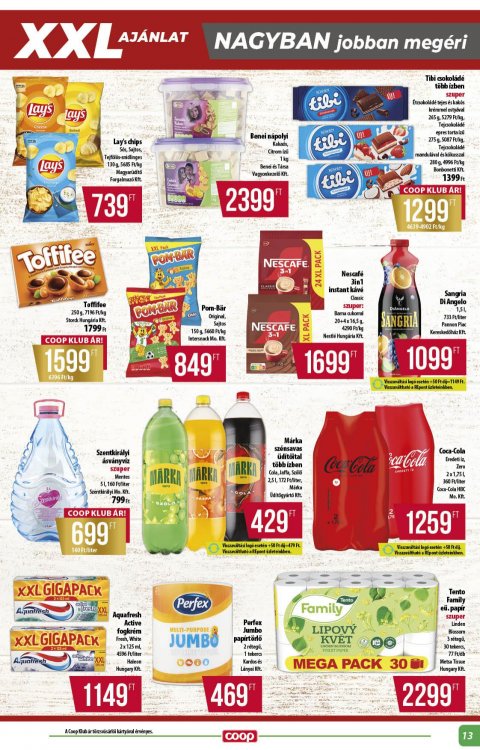 COOP Alföld akciós újság